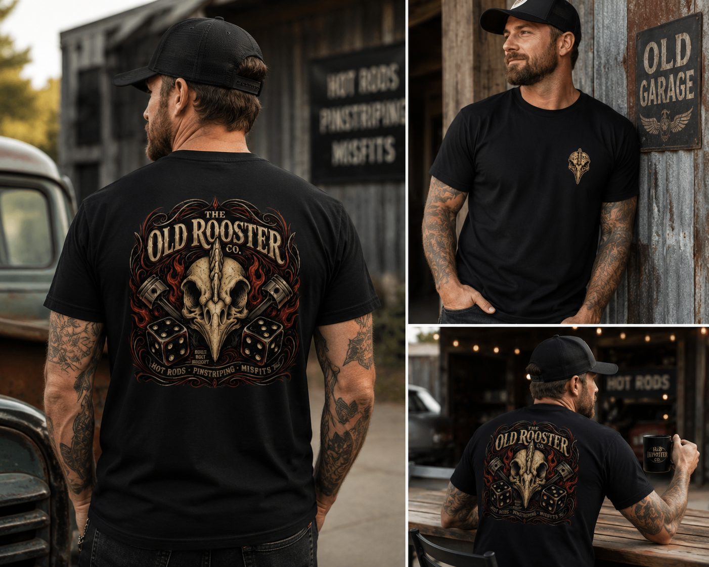 Old Rooster Co. Logo Tee
