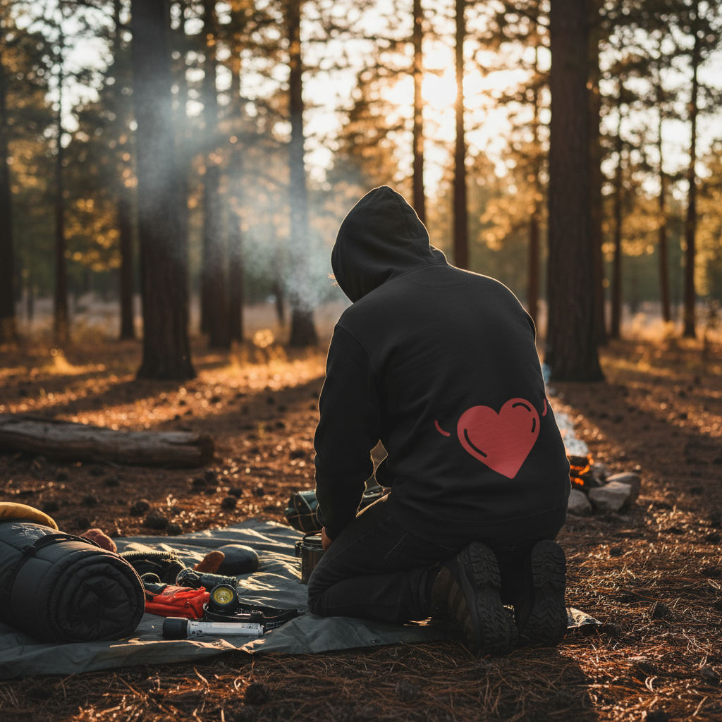 Back View Campsite Mockup