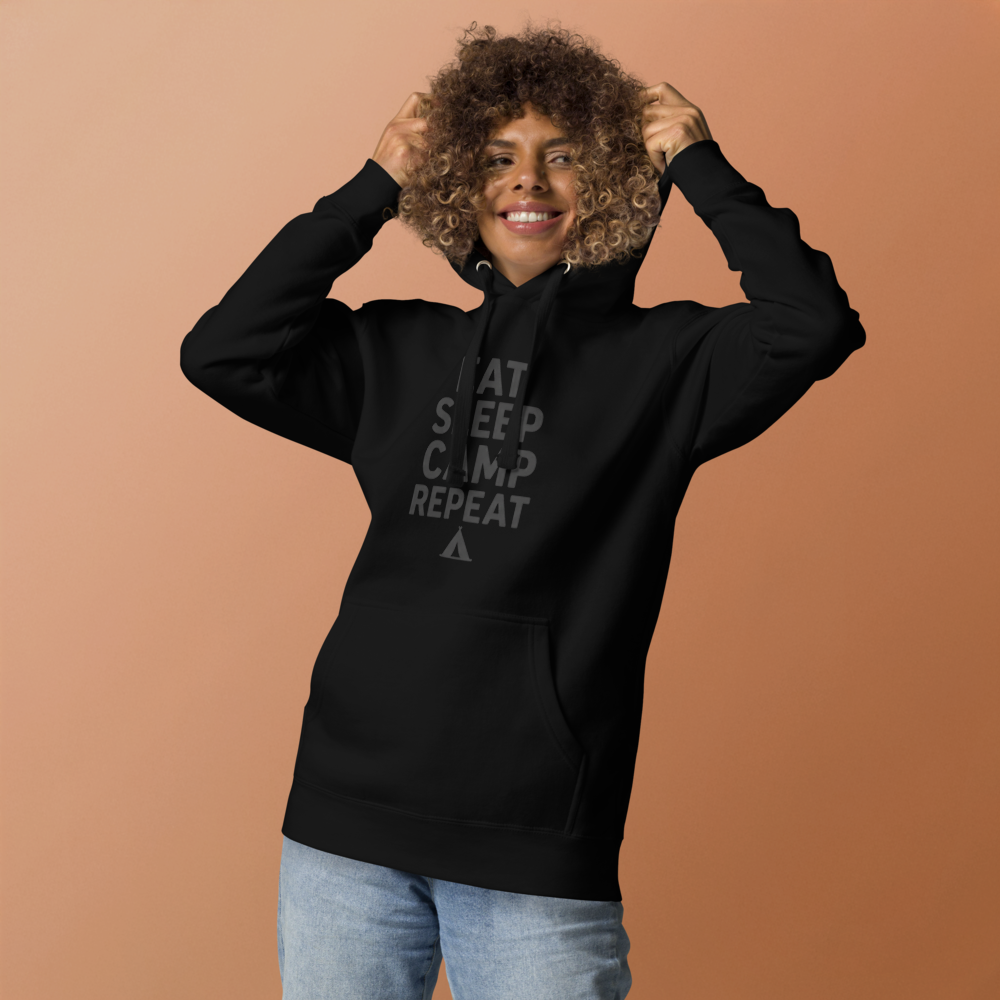 Eat Sleep Camp Repeat Unisex Hoodie