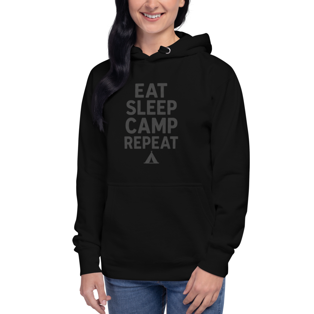 Eat Sleep Camp Repeat Unisex Hoodie