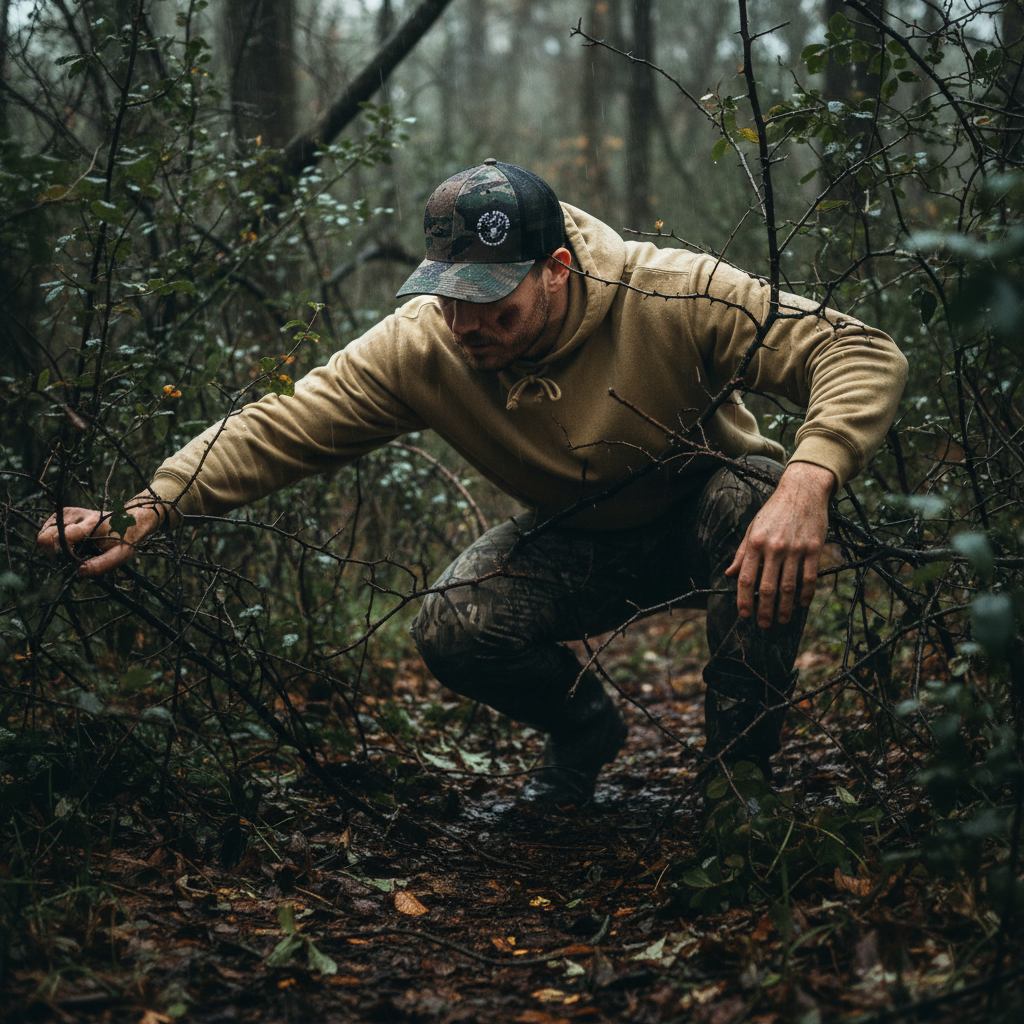 Deer Hunter Camo Hat - Thick Brush Tracking