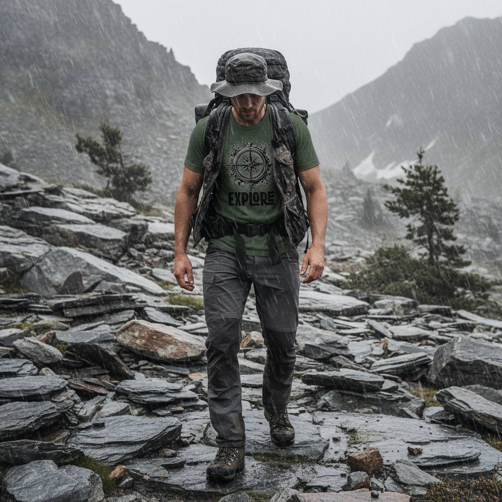 Explore Tee - Rugged Hiking