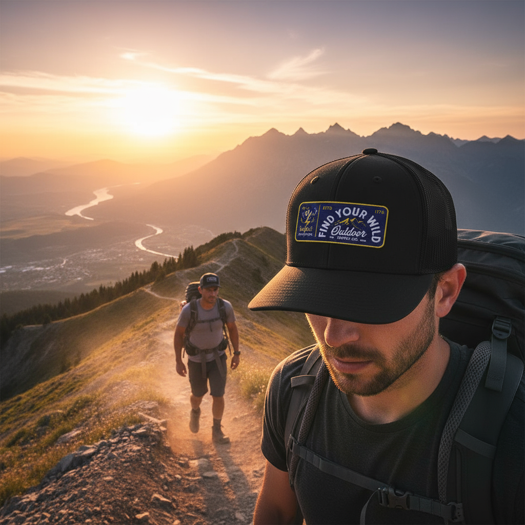 Find Your Wild Trucker Cap - Mountain Trail