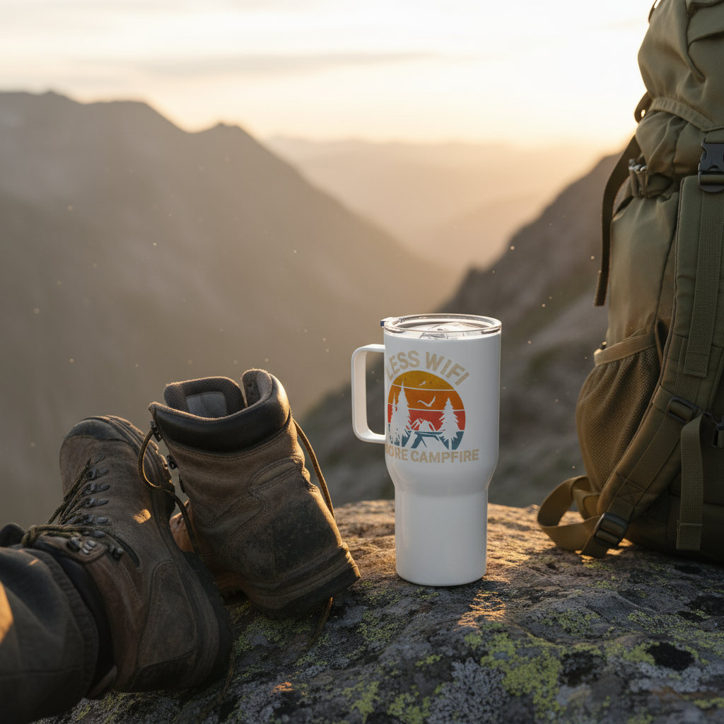 Hiking trail overlook