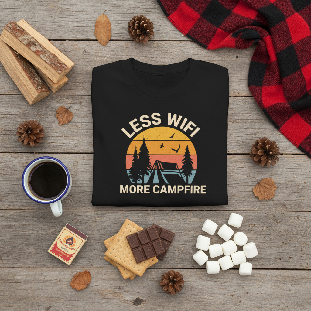 More Campfire flat lay