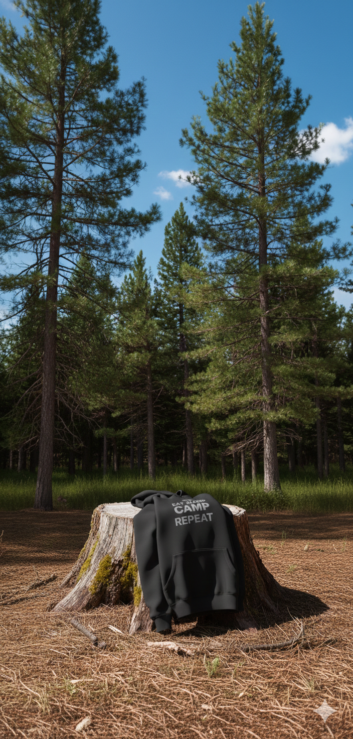 Eat Sleep Camp Repeat Unisex Hoodie